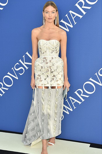 Martha Hunt in Thom Browne