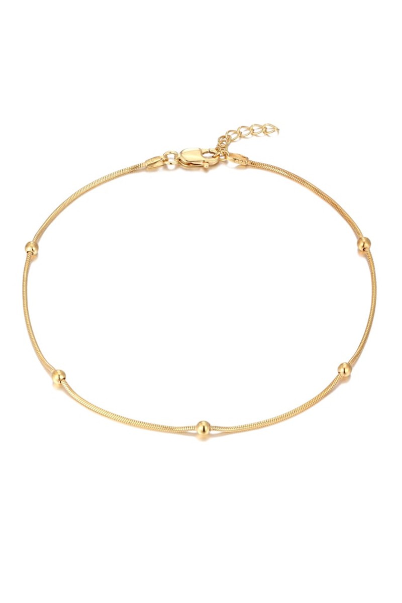 Snake Chain Anklet from Seol + Gold