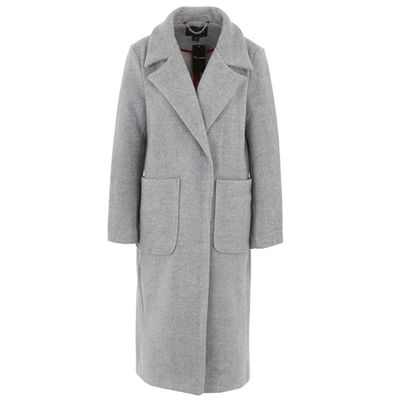 Light Grey Herringbone Coat