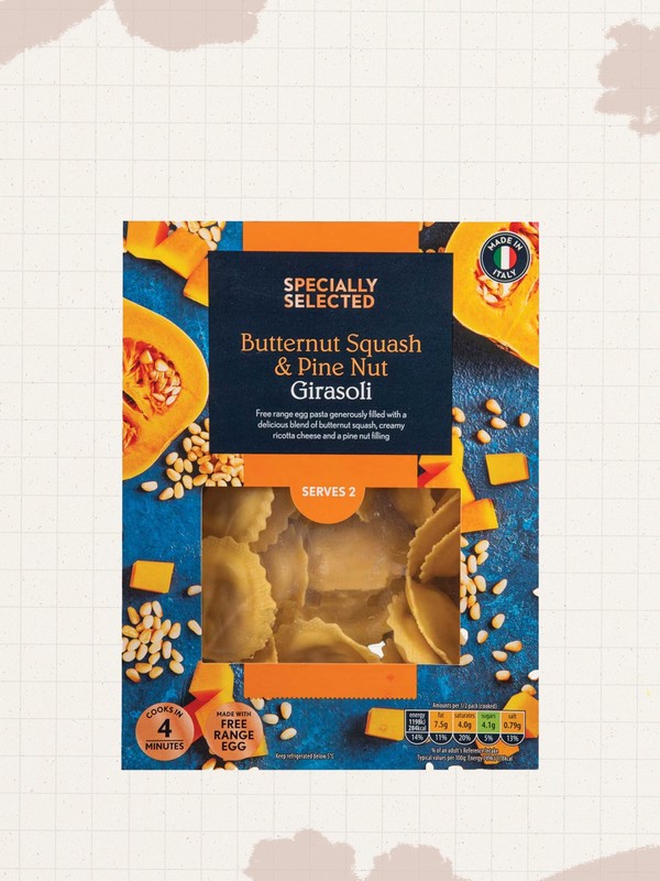 Butternut Squash & Pine Nut Girasoli from SPECIALLY SELECTED
