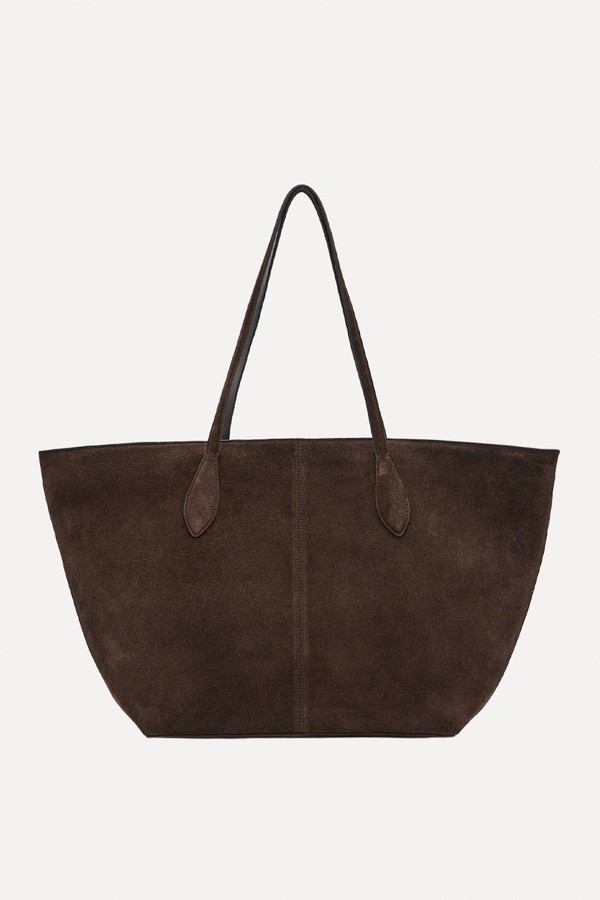 Suede Shopper Bag