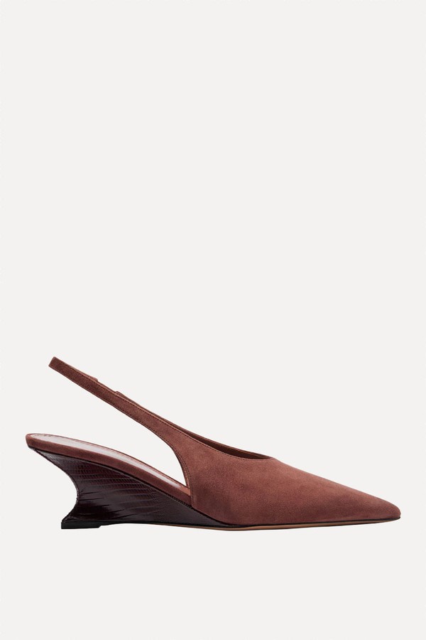 Nina 50 Suede Wedges  from Paris Texas 