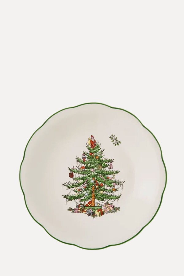 Spode Christmas Tree Sculpted Candy Dish