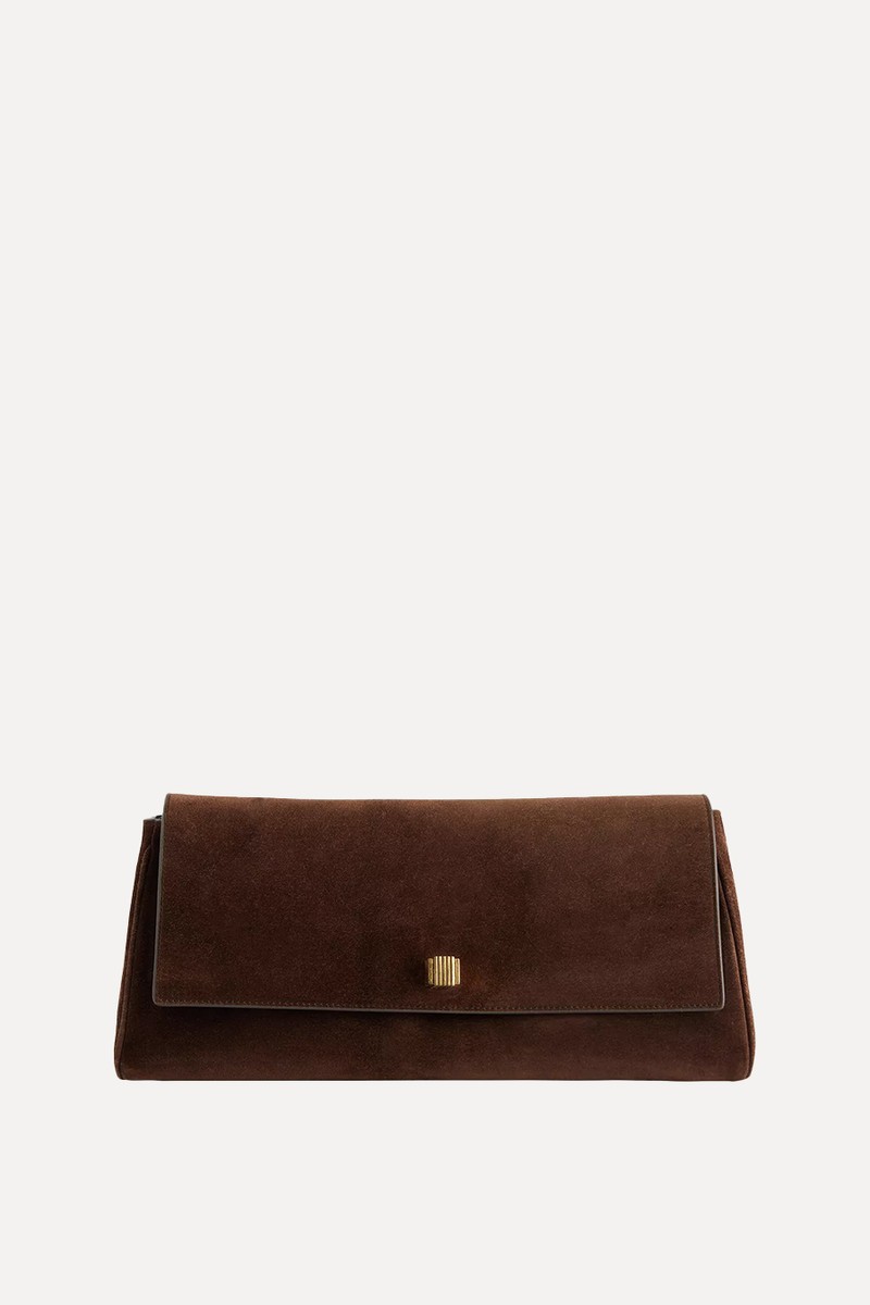 Audrey Leather Clutch Bag from Khaite