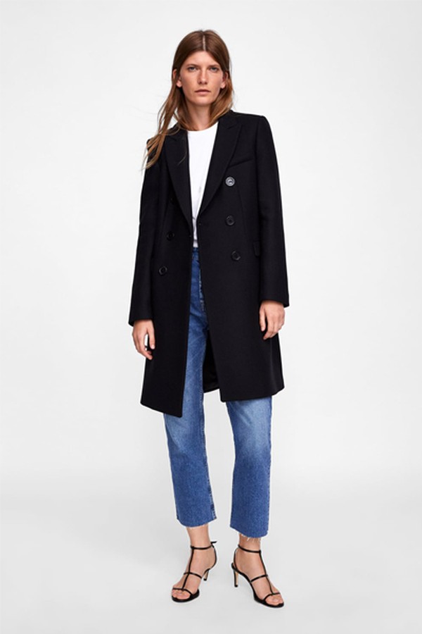 Double-Breasted Coat from Zara
