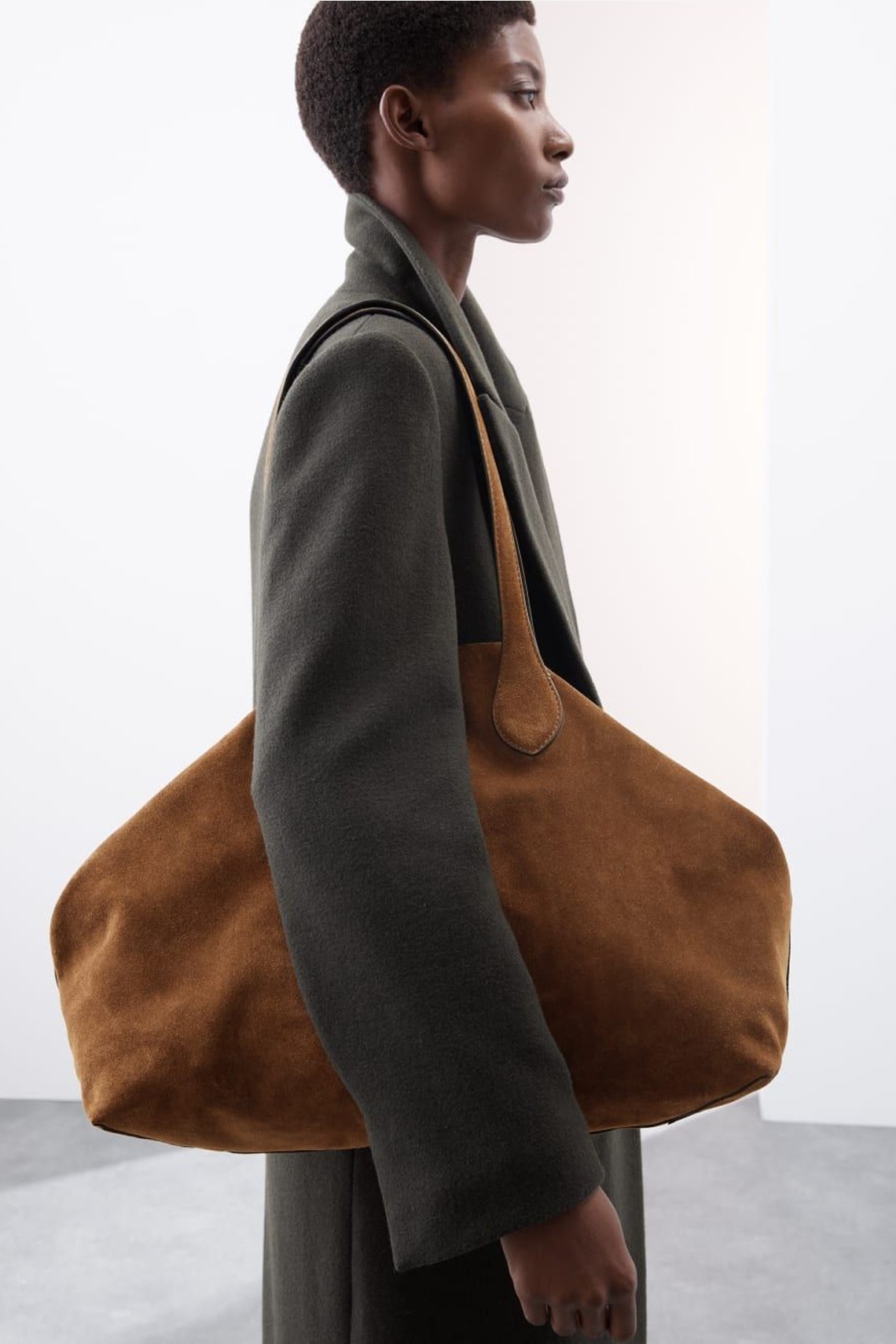 Suede Tote Bag