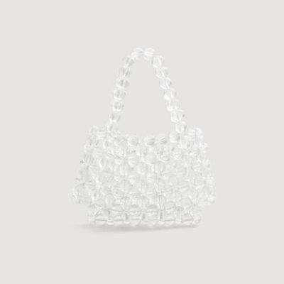 Beaded see-through bag from Mango