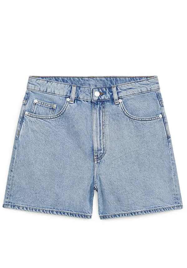 High Waist Denim Shorts