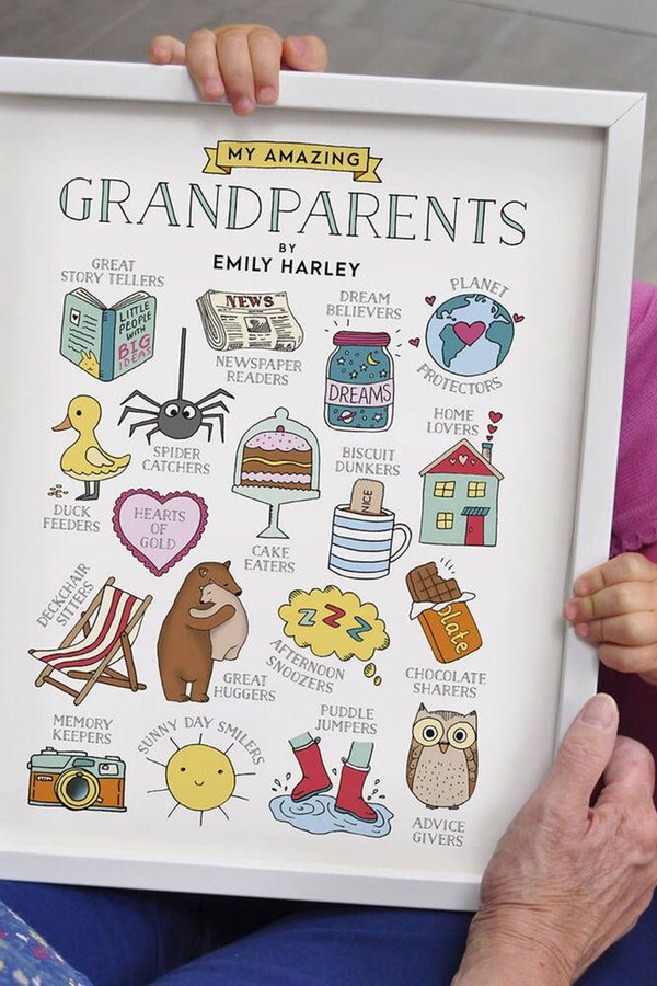 My Amazing Grandparents Personalised Print from Eskimo Kiss Designs