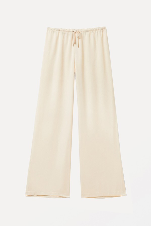 Low-Rise Relaxed Pull-On Trousers from Monki