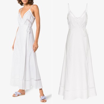 Daria Wrap Over Maxi Dress