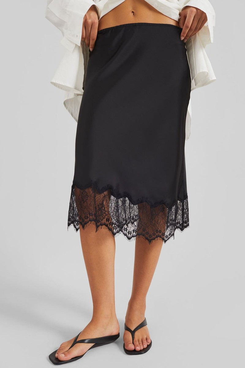 Rosyth Lace Midi Skirt