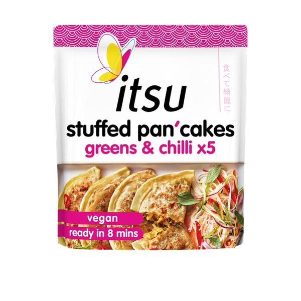 Greens & Chilli Stuffed Pancakes from Itsu