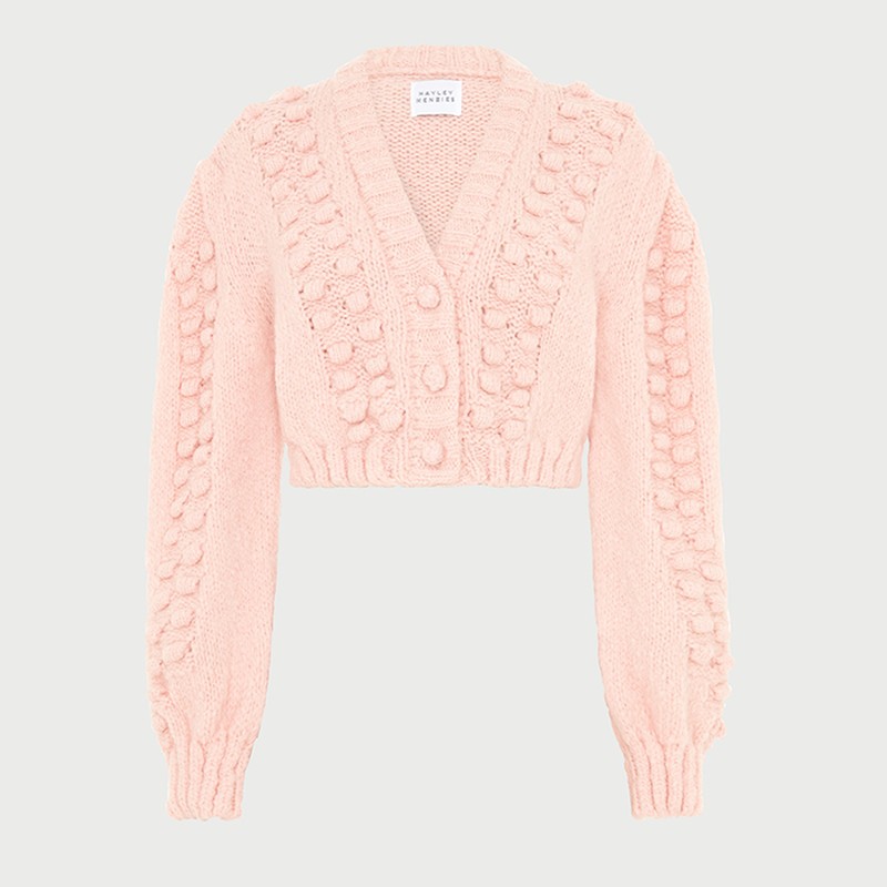Gloria Alpaca Wool Cropped Cardigan  from Hayley Menzies 