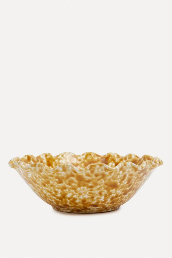 Large Wavy Ceramic Bowl from Sisterhood
