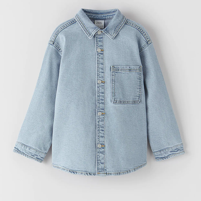 Denim Shirt With Pockets