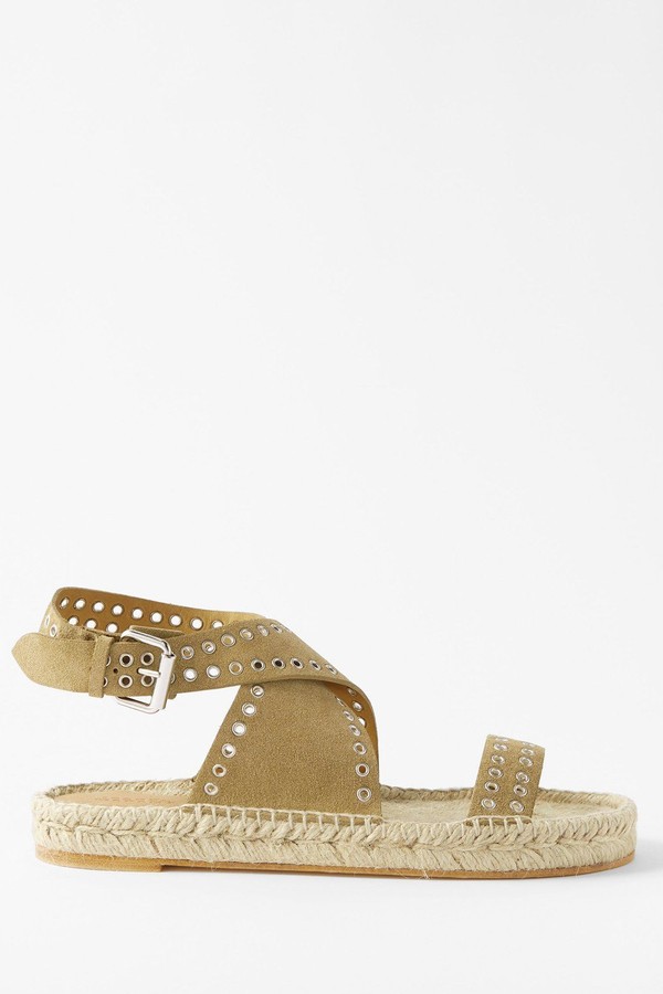 Illya Eyelet-Embellished Euede Sandals from Isabel Marant