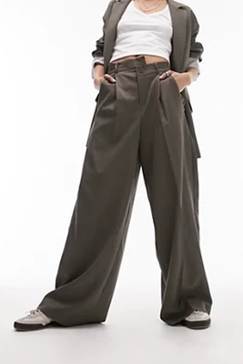 Co-Ord Asymmetric Wide Leg Trouser from Topshop 