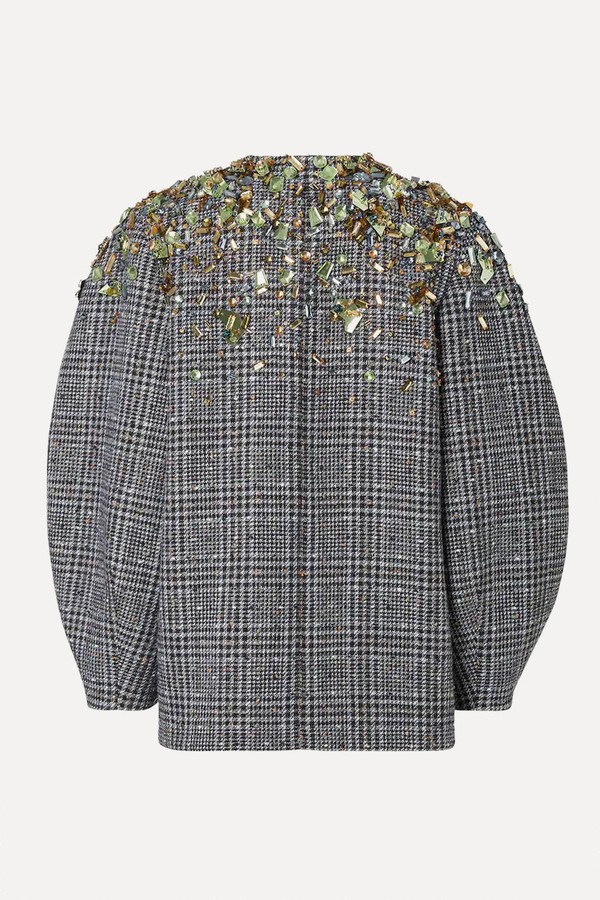 Blouson Wool Tweed Jacket from Fendi