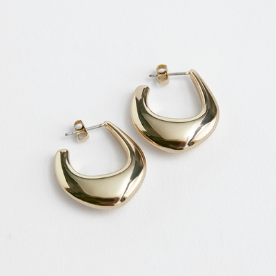 Squared Open Hoop Earrings from & Other Stories