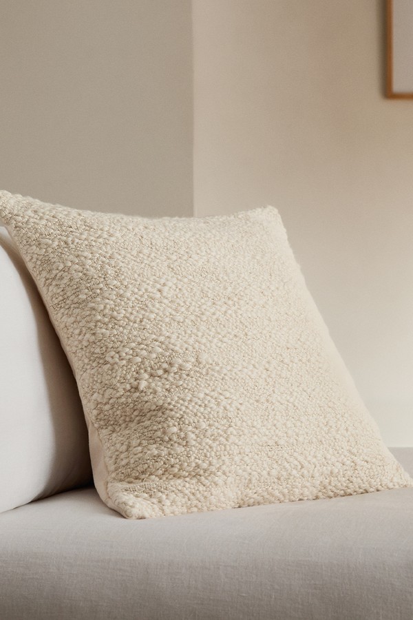 Structured Cotton Cushion Cover 