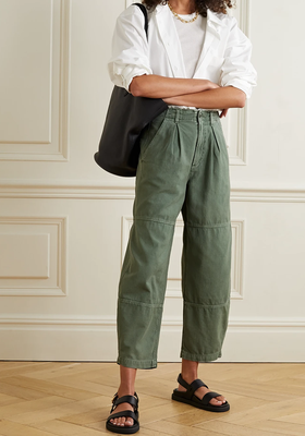Hadley Paneled Cotton-Twill Pants, £320 | Citizens Of Humanity