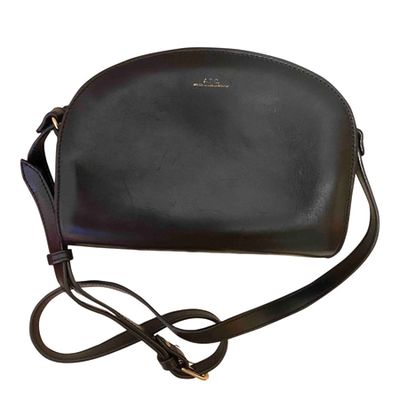 Demi-Lune Leather Crossbody Bag from APC