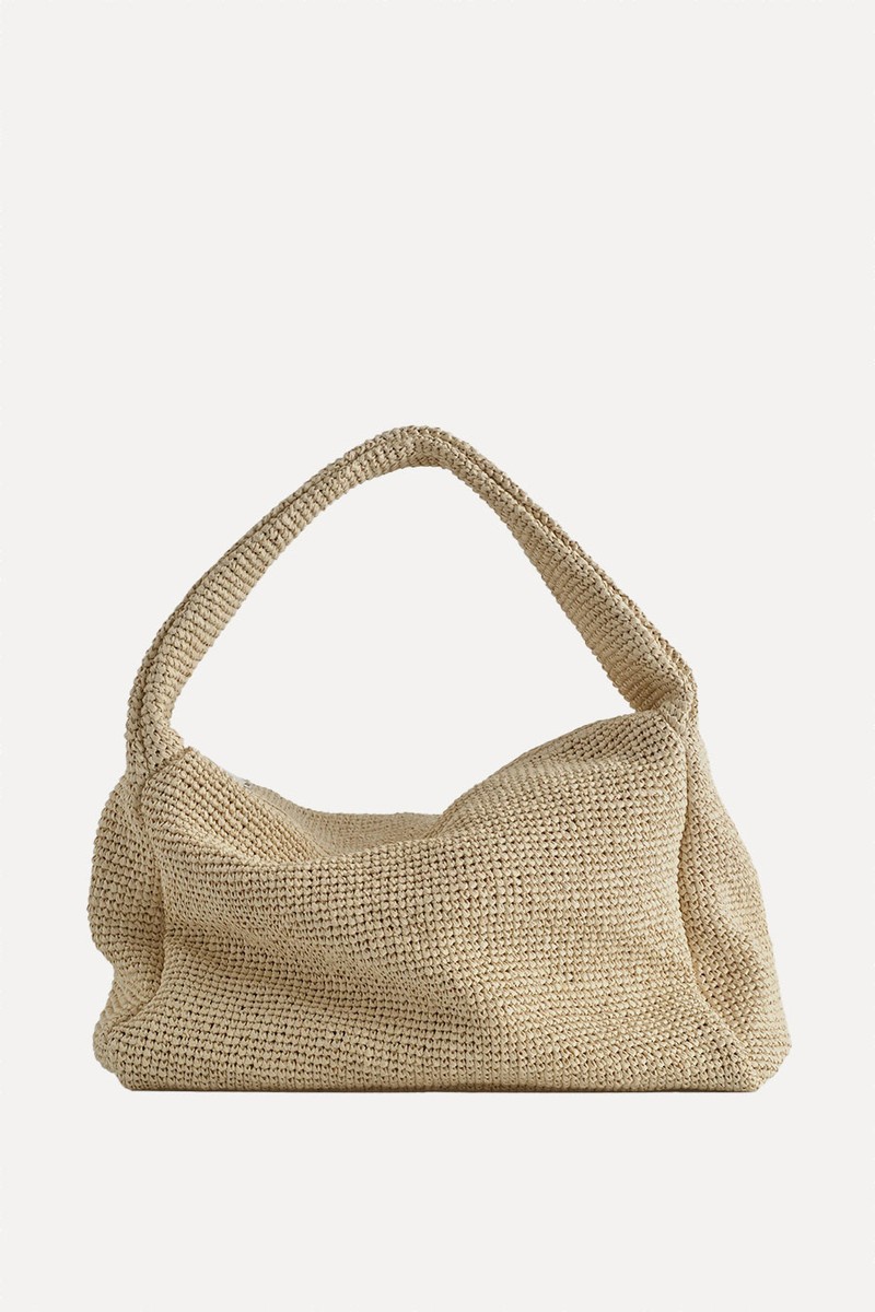 Raffia Slouchy Tote Bag from COS