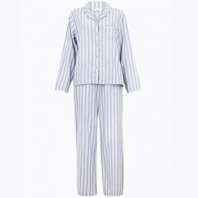 Pure Cotton Striped Pyjama Set