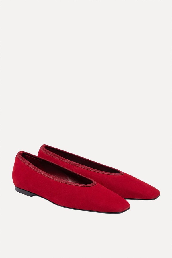 Suede Ballet Flats from Toteme