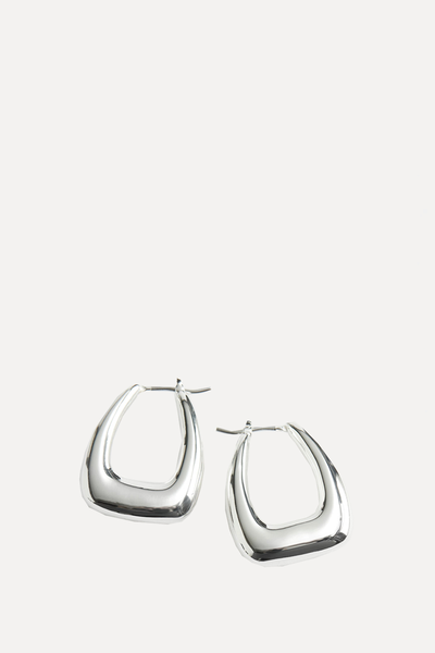 Chunky Oval Hoop Earrings from & Other Stories