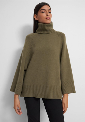  Wide-Sleeve Turtleneck In Wool-Cashmere from Theory