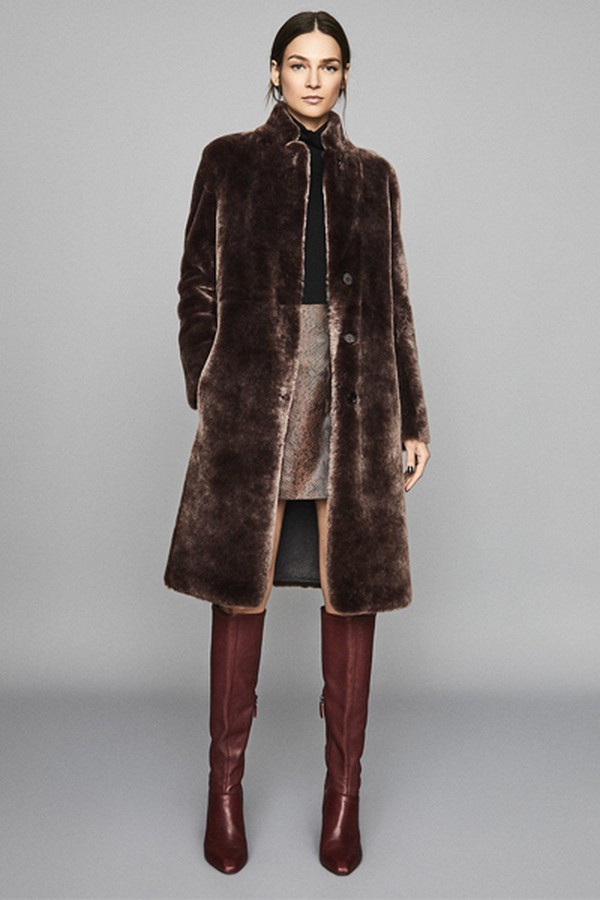 Shearling Reversible Coat