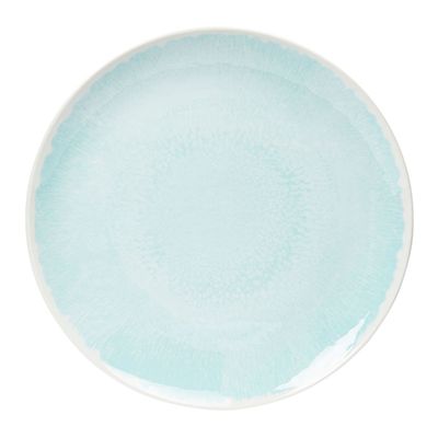 Crackle Melamine Dinner Plate Blue from Linea