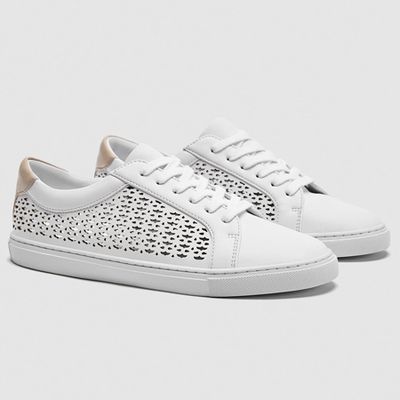 Die-Cut Sneakers from Zara