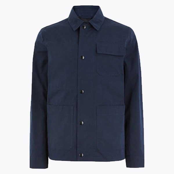 Cotton Utility Jacket With Stormwear from M&S