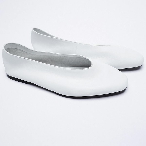 Leather Ballerinas