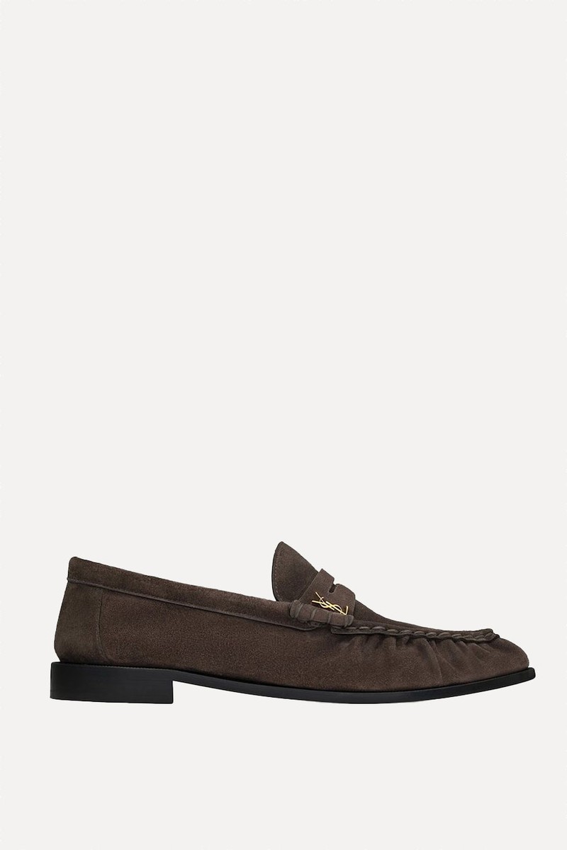 Suede Le Loafers from Saint Laurent