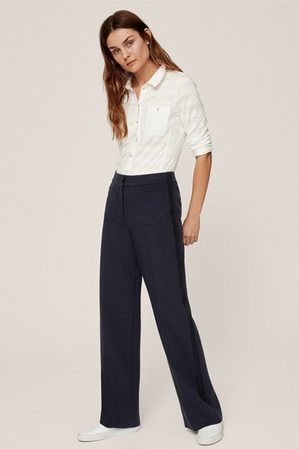 Full-Length Wide-Leg Trouser from Me+Em