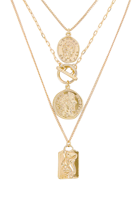 Layered Coin Necklace from Amber Sceats