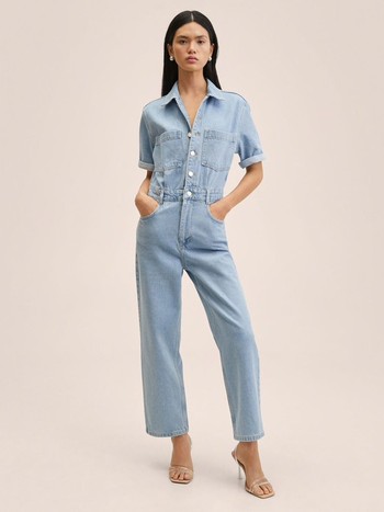 Cotton Denim Jumpsuit