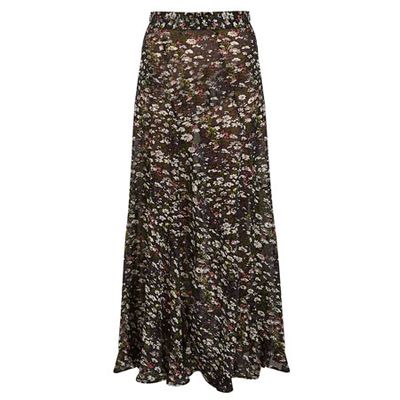 Georgette Floral Print Skirt from Ganni