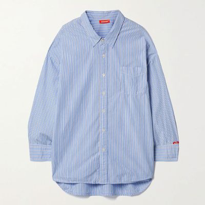 Striped Cotton-Poplin Shirt from Denimist
