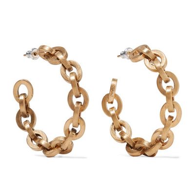 Gold-Tone Hoop Earrings from Saint Laurent