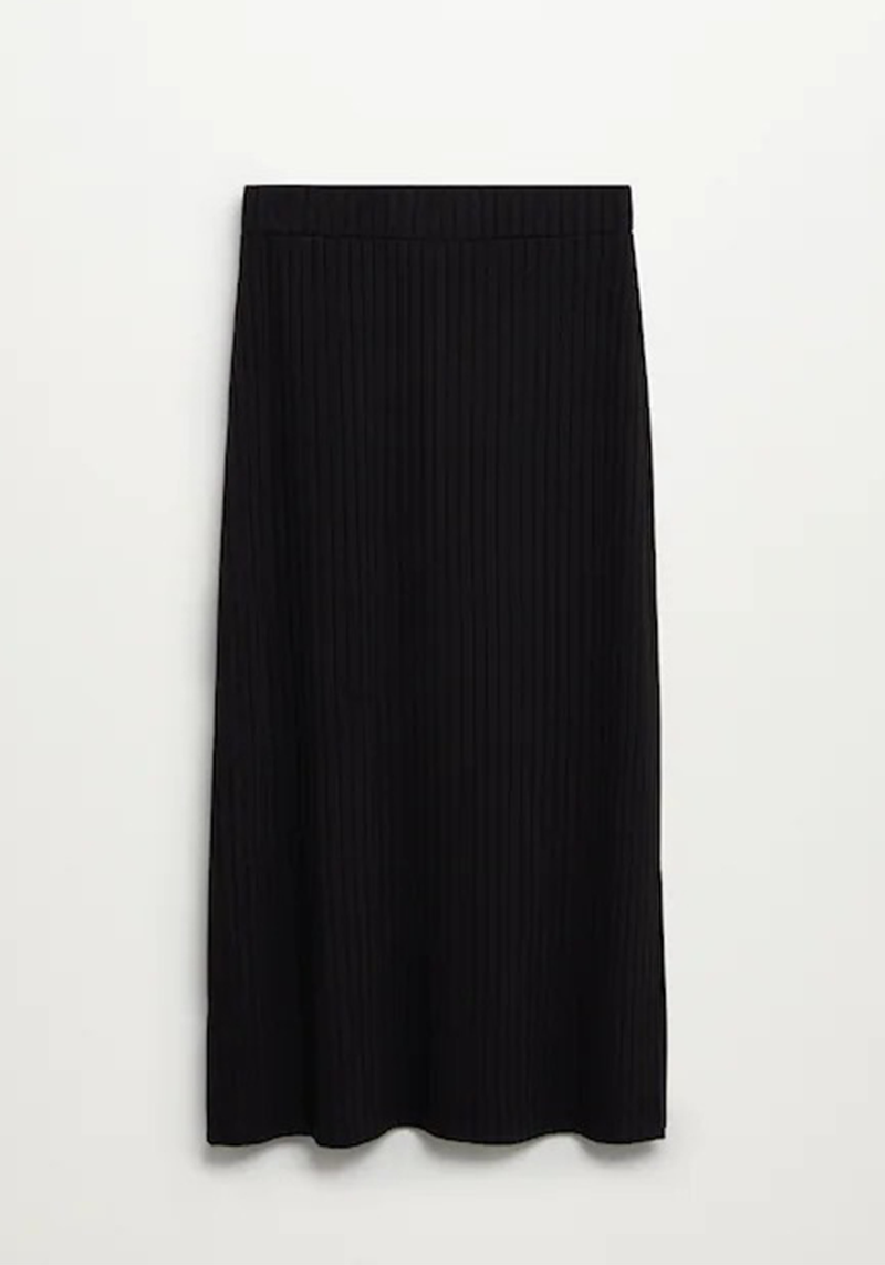 Cable Knit Skirt from Mango