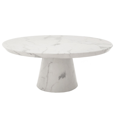 Disc Marble Look Coffee Table from Pols Potten