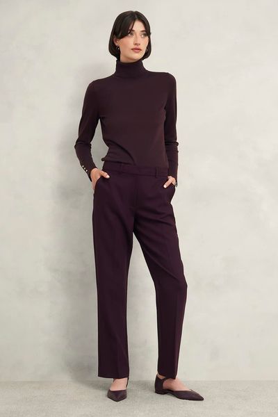 Lara Merino Wool Roll Neck Jumper