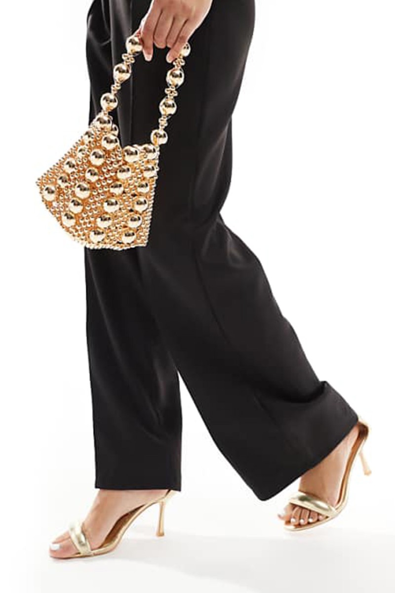 Large Beaded Grab Bag from Asos Design