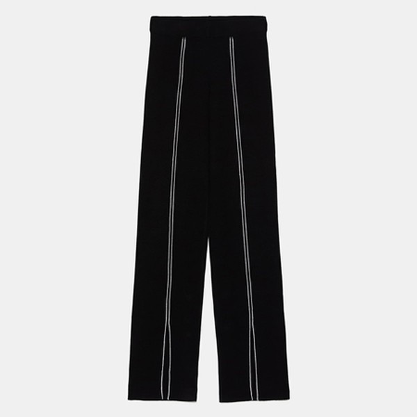 Trousers With Contrasting Piping from Zara