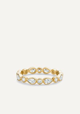 Petal Band In Yellow Gold